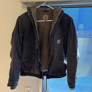 Women’s small Carhartt vintage hooded jacket